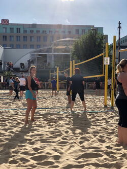 Beach-Volleyballturnier der tandem BTL, Impressionen vom Firmenevent, Gruppenspiele
