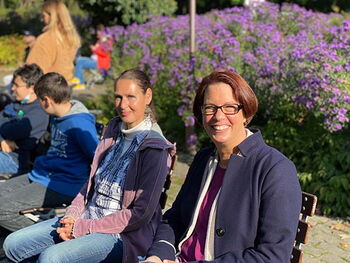 Angelika Morbach (links) Irina Wißmann (rechts)