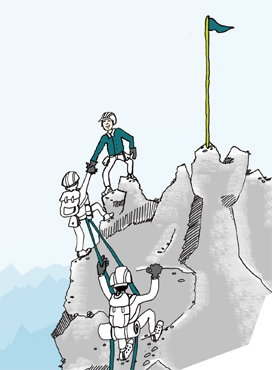 Illustration der Schulsozialarbeit der tandem BTL in Berlin